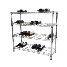 Porte-étagère à étagère pour bouteilles de liquides en métal (WR903590A4C)